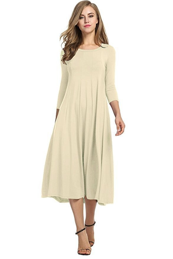 Long Sleeve Swing Dress